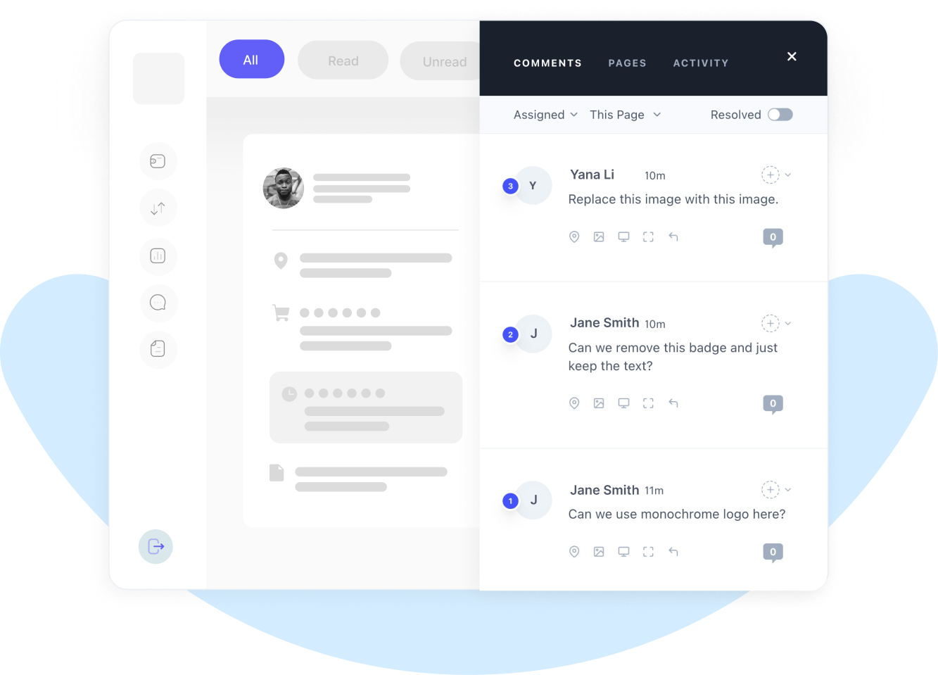 Client-Focused Feedback Channels